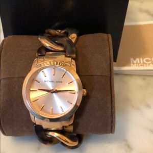 NEW never worn rose gold Michael Kors watch